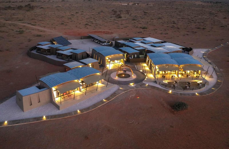 The Desert Grace lodge exterior
