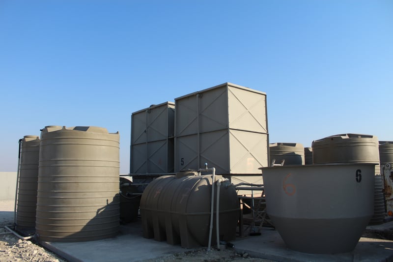 Water treatment plant at Etosha King Nehale, Namibia