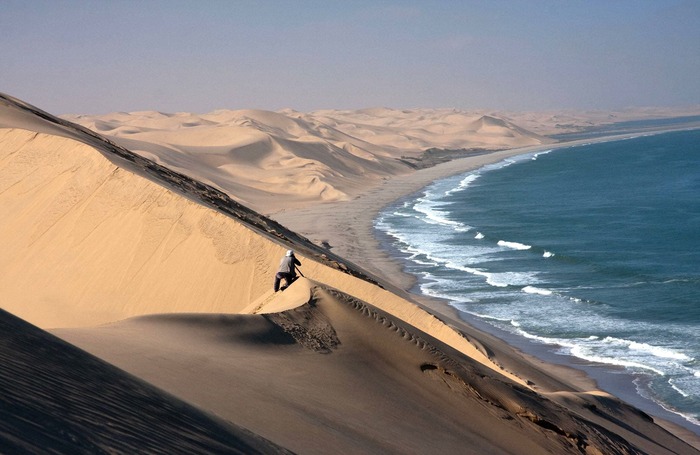 Namib-Dünen am Atlantischen Ozean, Namibia