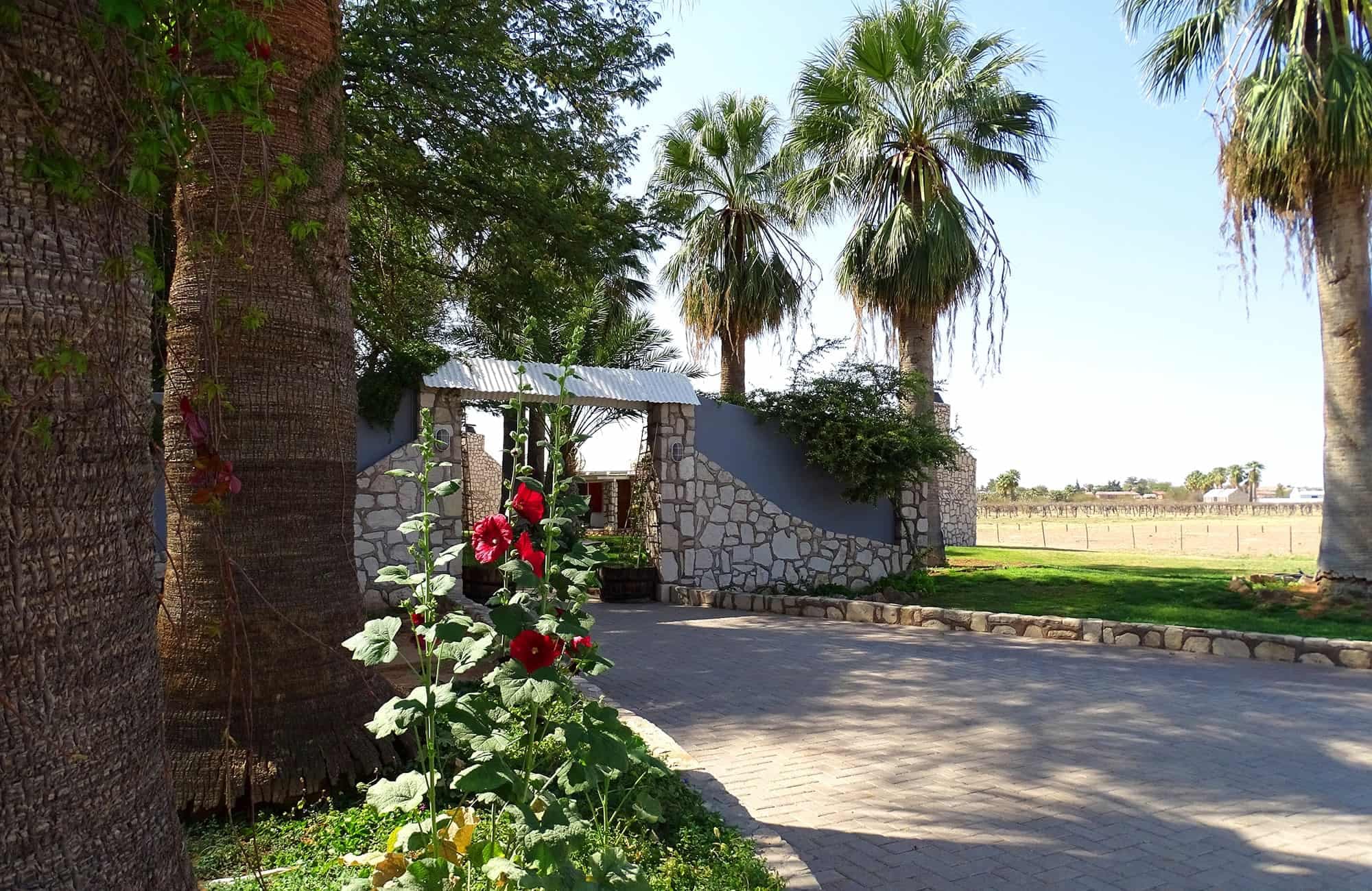 Kalahari Farmhouse Entrance
