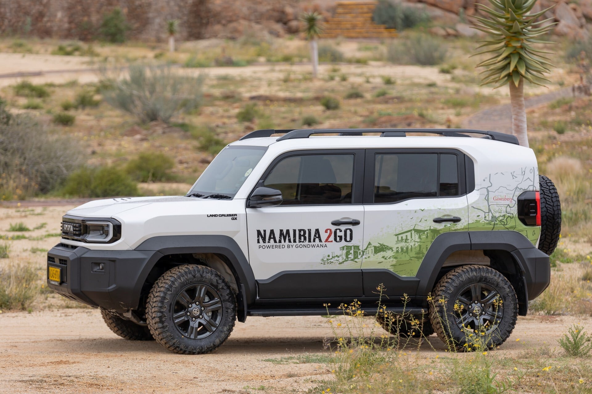 Toyota Land Cruiser Mini FJ _ Namibia2Go Car Rental vehicle