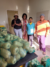 first cooking training done by Women at Work